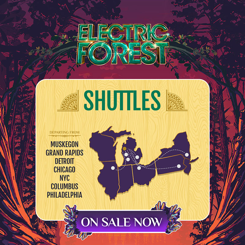 Electric Forest shuttles asset