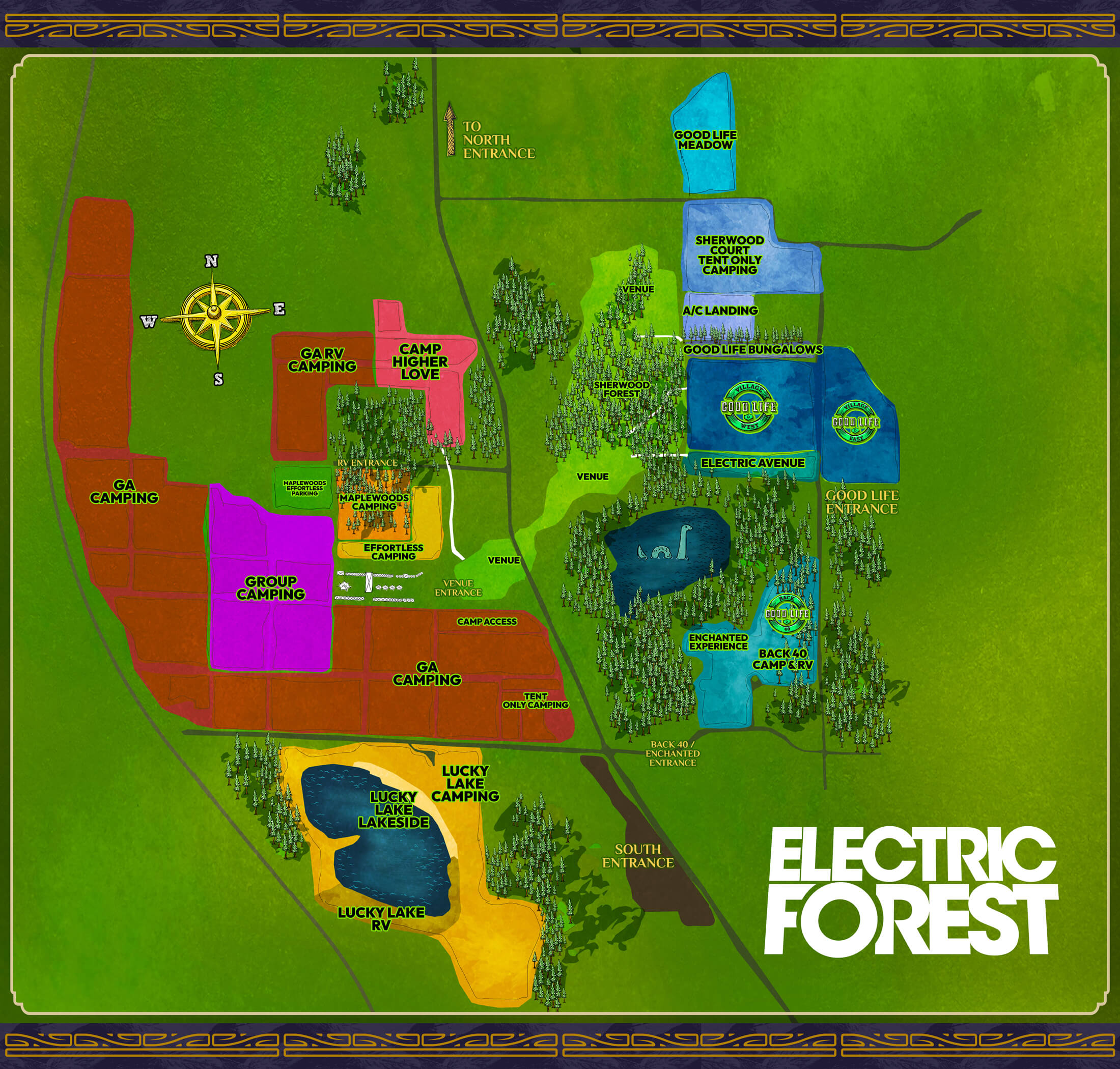 2025 Camping Map