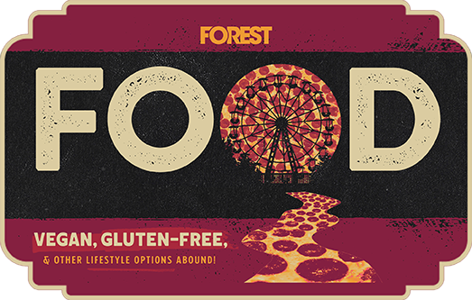 INTRODUCING THE 2023 FOREST FOOD LINE UP 🍕