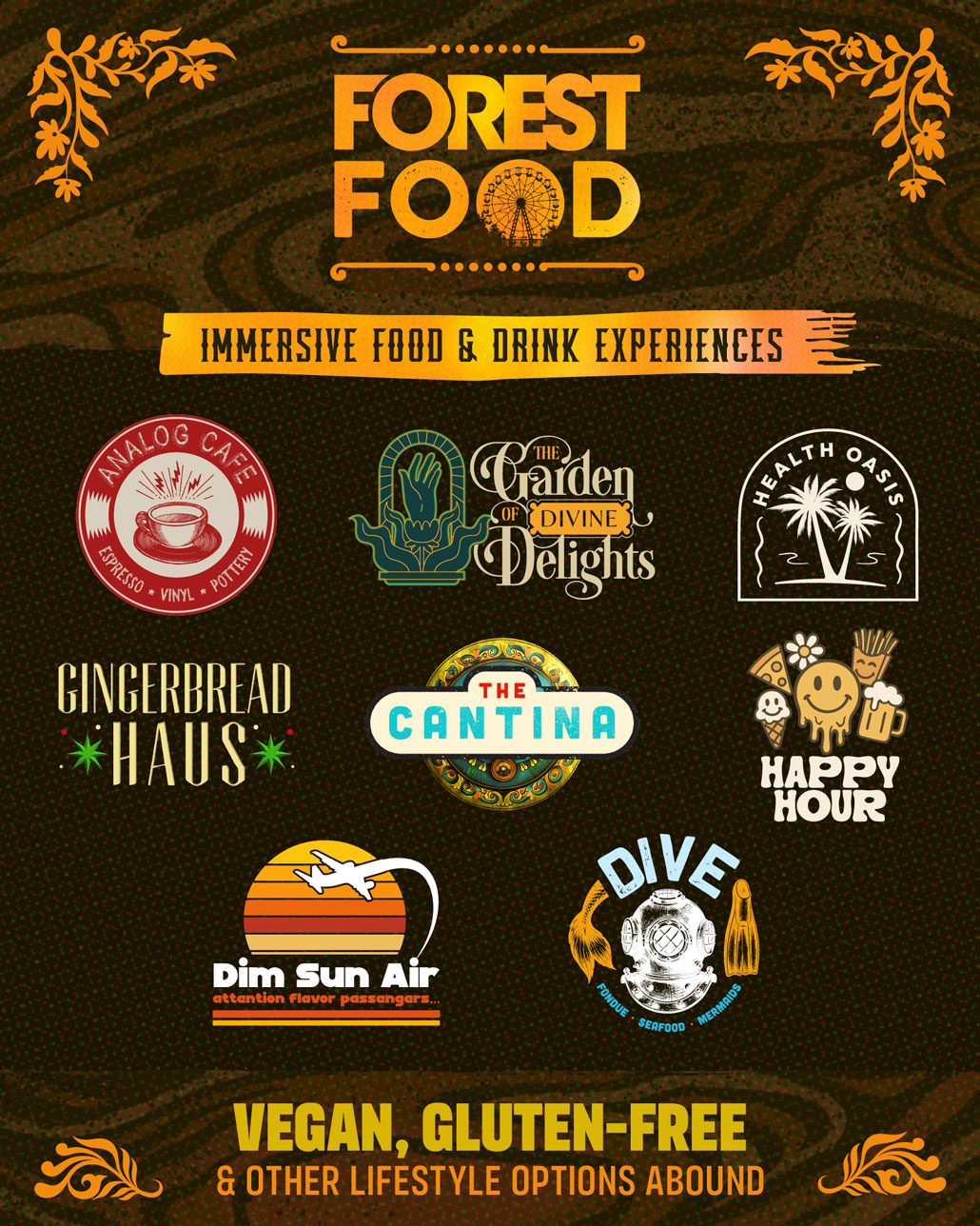 forest food logos
